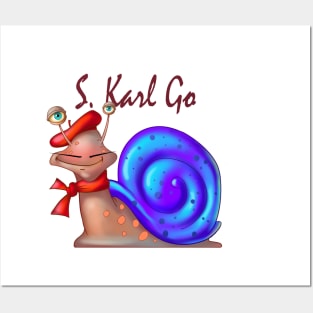 snail Posters and Art